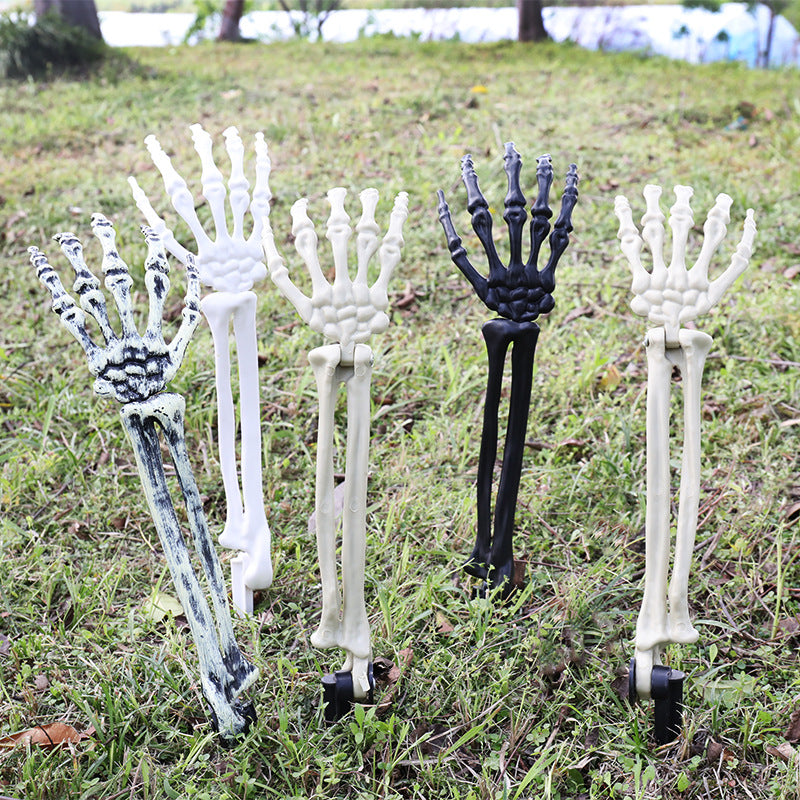 Halloween Ground Stake Skeleton Hand - Yard Decoration Prop, Skeleton Crafts