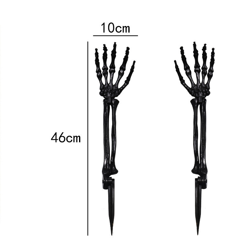 Halloween Ground Stake Skeleton Hand - Yard Decoration Prop, Skeleton Crafts