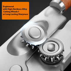 Rosewood Can Openers and Bottle Openers-2025 new 304 Stainless Steel for Cans, Bottles