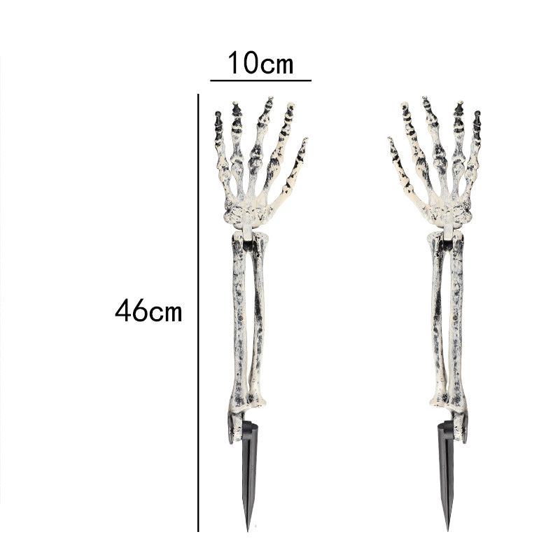 Halloween Ground Stake Skeleton Hand - Yard Decoration Prop, Skeleton Crafts