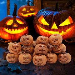 Mini Goblin Pumpkins - Halloween Resin Home Garden Decor, Mini Landscape