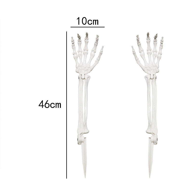 Halloween Ground Stake Skeleton Hand - Yard Decoration Prop, Skeleton Crafts