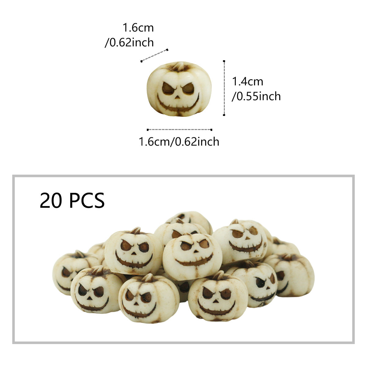 Mini Goblin Pumpkins - Halloween Resin Home Garden Decor, Mini Landscape