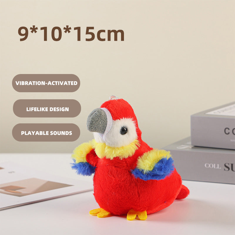 Electronic Cat Teaser Toy: Fluffy Shaky Sparrow - Automatic Flapping Bird Wand for Boredom Buster Fun