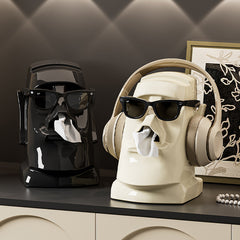 ✨Moai Statue Tissue box | Modern Home for Bathroom (🚽), Living Room, Bedroom, Desktop ✨