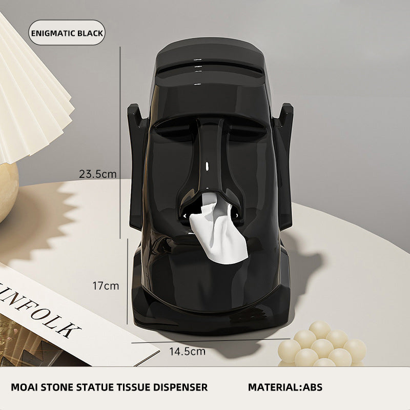 ✨Moai Statue Tissue box | Modern Home for Bathroom (🚽), Living Room, Bedroom, Desktop ✨